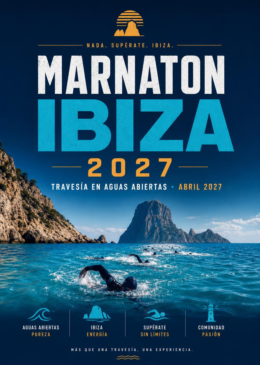 Póster oficial del Marnaton Ibiza 2027